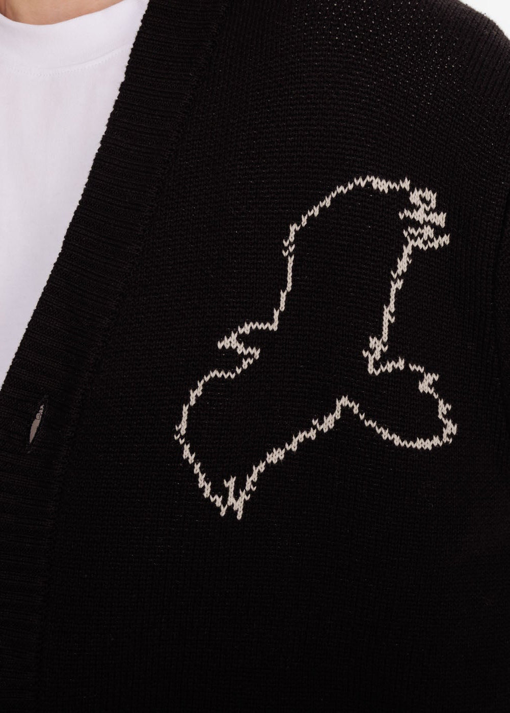 Aboriginal Cardigan Jumper Black  Always Was Always Will Be Icon Clothing The Gaps