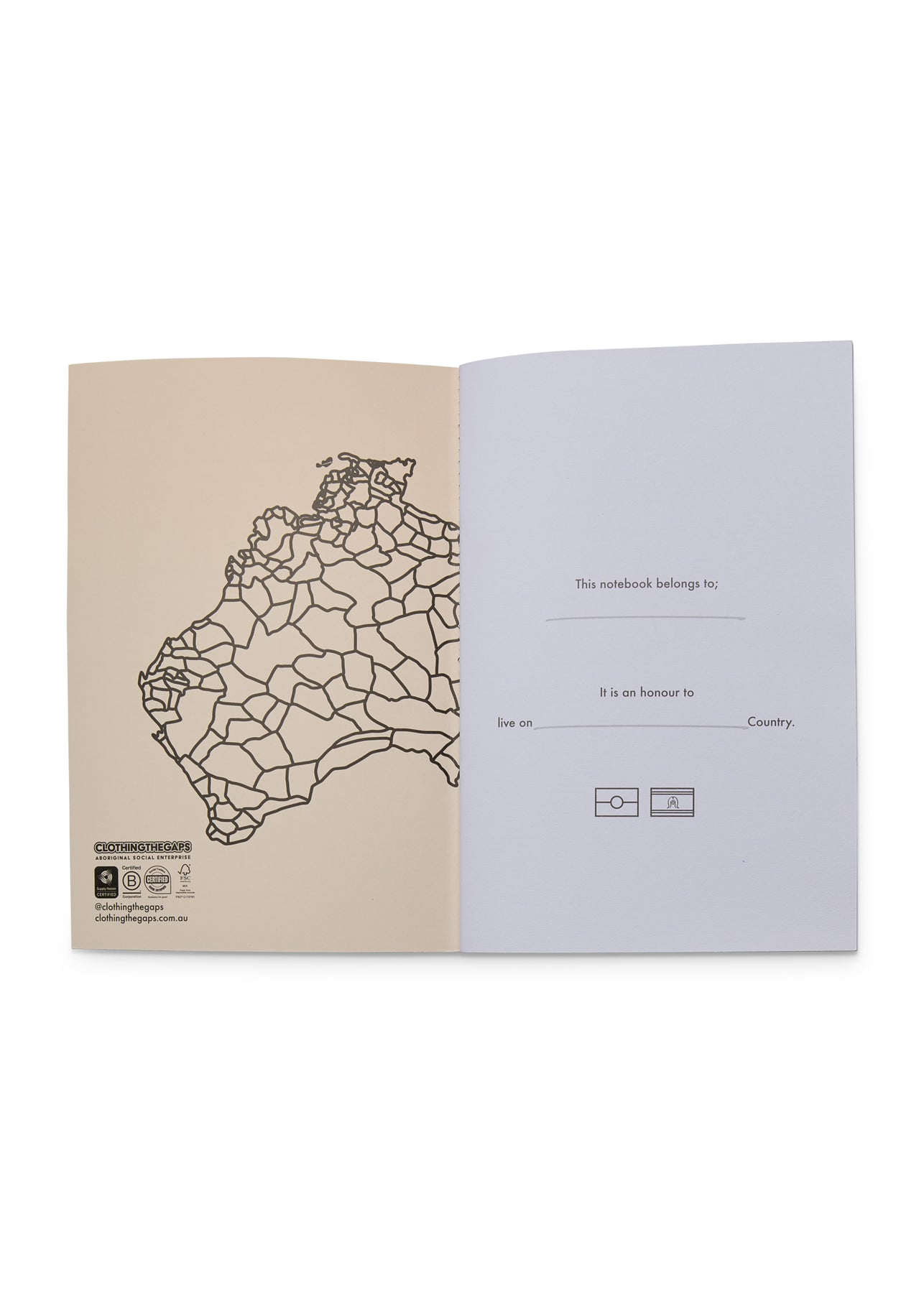 Country Notebook Example Honour Country Notebooks | Clothing The Gaps