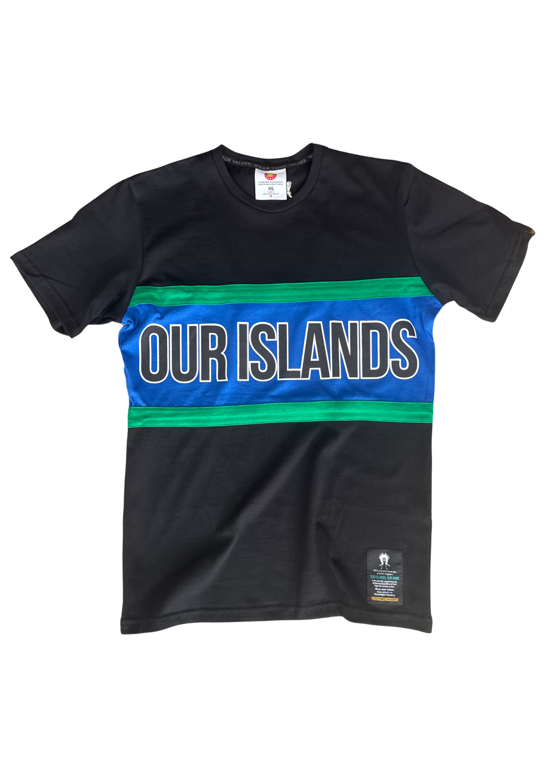 Our Islands Our Home. Torres Strait Islands T-shirt. Island Power Tee. Clothing The Gaps. Aboriginal Clothing.