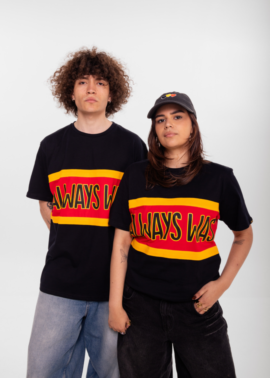 Australian Made Power Aboriginal tee with Always Was Always Will Be print Clothing The Gaps 