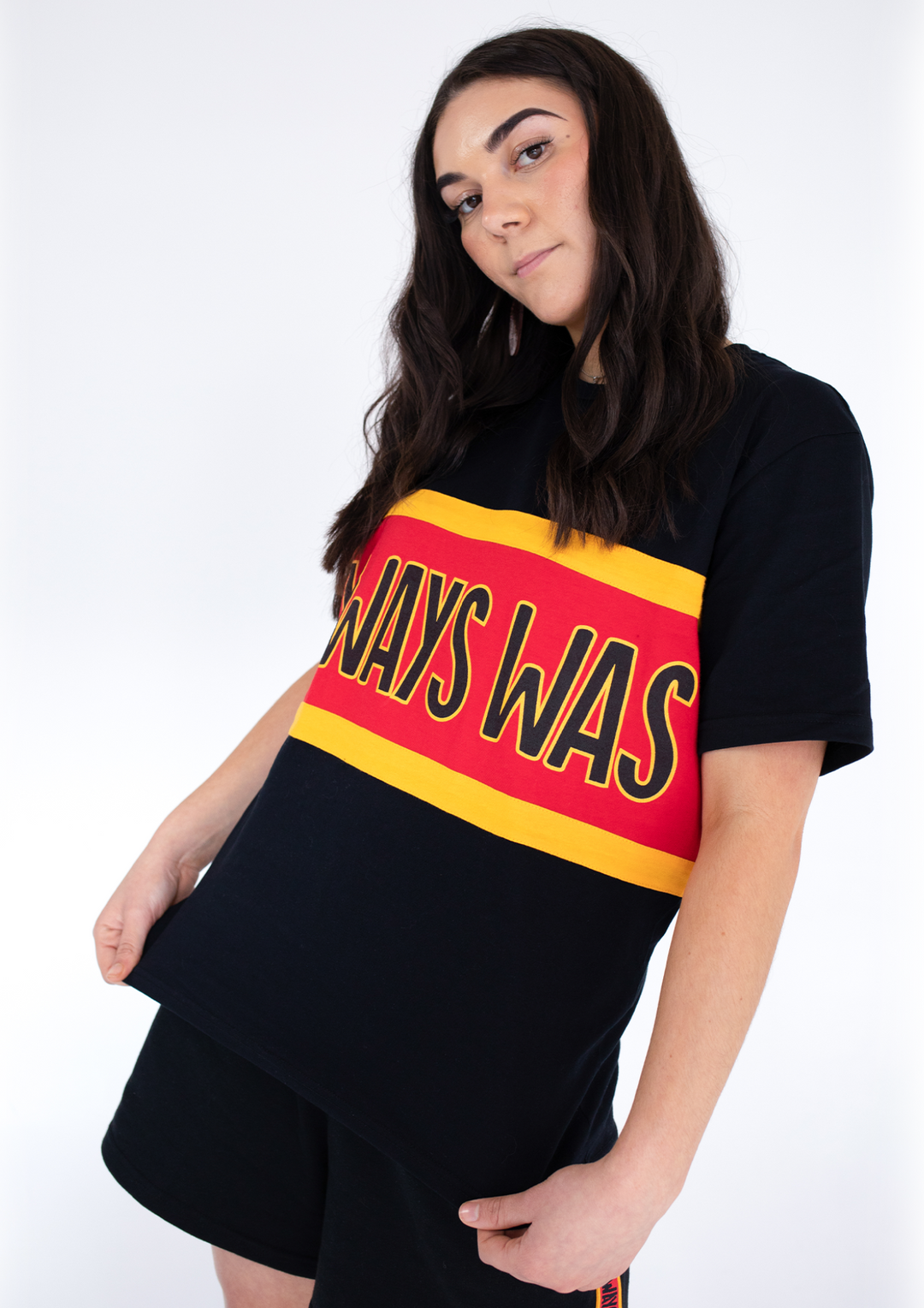 Australian Made Power Aboriginal tee with Always Was Always Will Be print Clothing The Gaps 