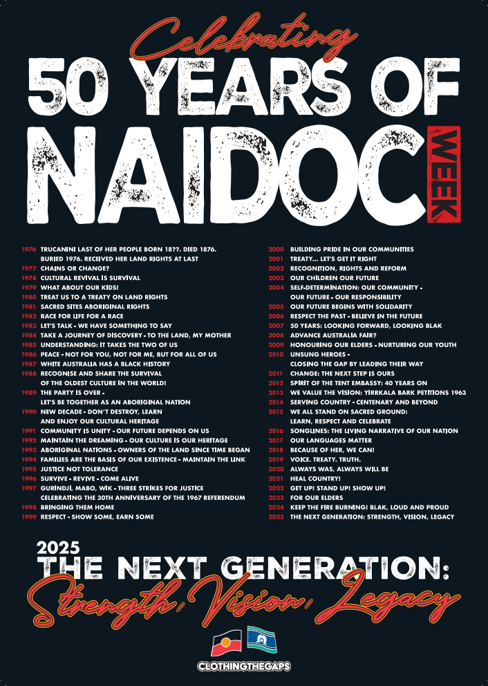 50 Years of NAIDOC Week Poster FREE DIGITAL DOWNLOAD
