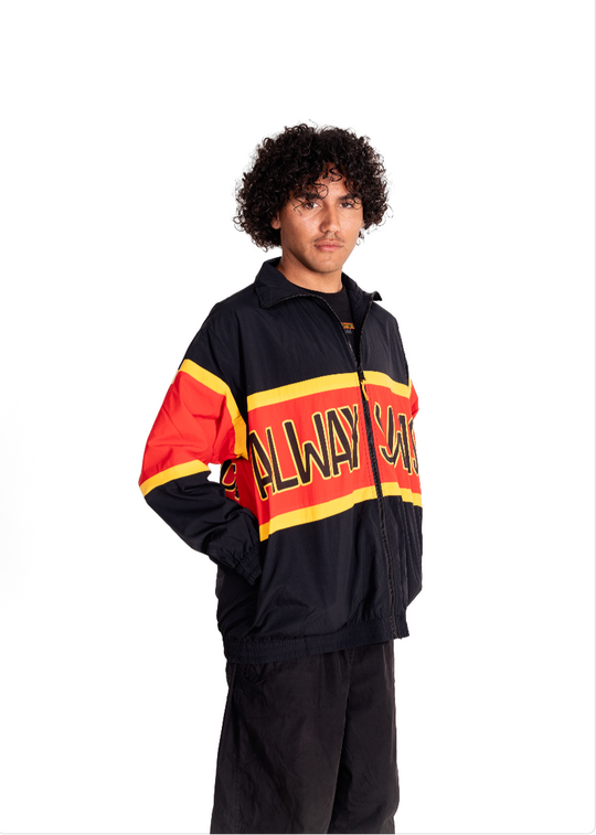  Aboriginal Spray Jacket with Always Was Always Will Be print — Clothing The Gaps