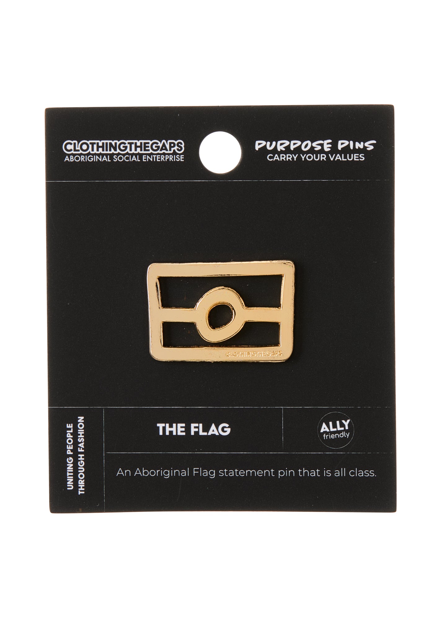 The Flag Pin - Gold