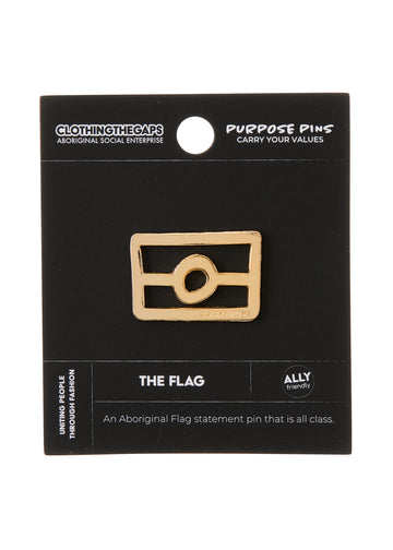 The Flag Pin - Gold