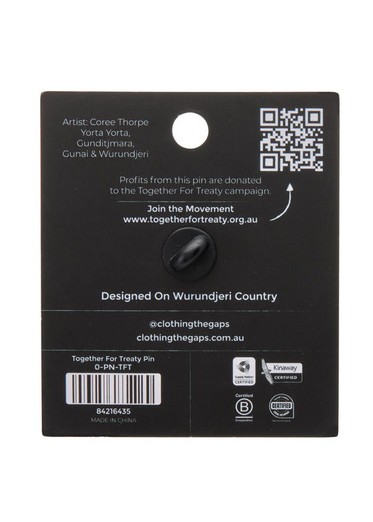 Together For Treaty Pin