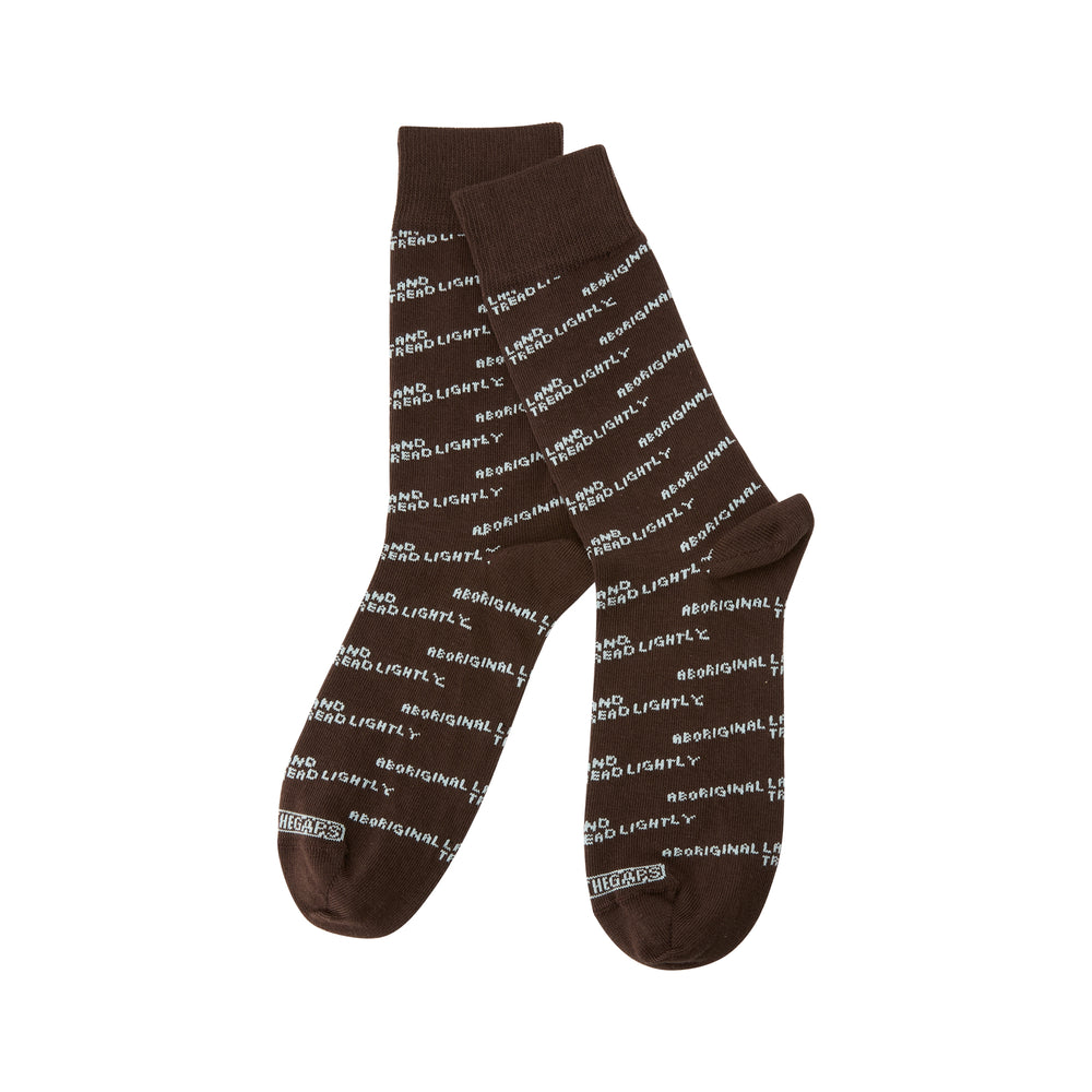 Blue Tread Lightly Dress Socks