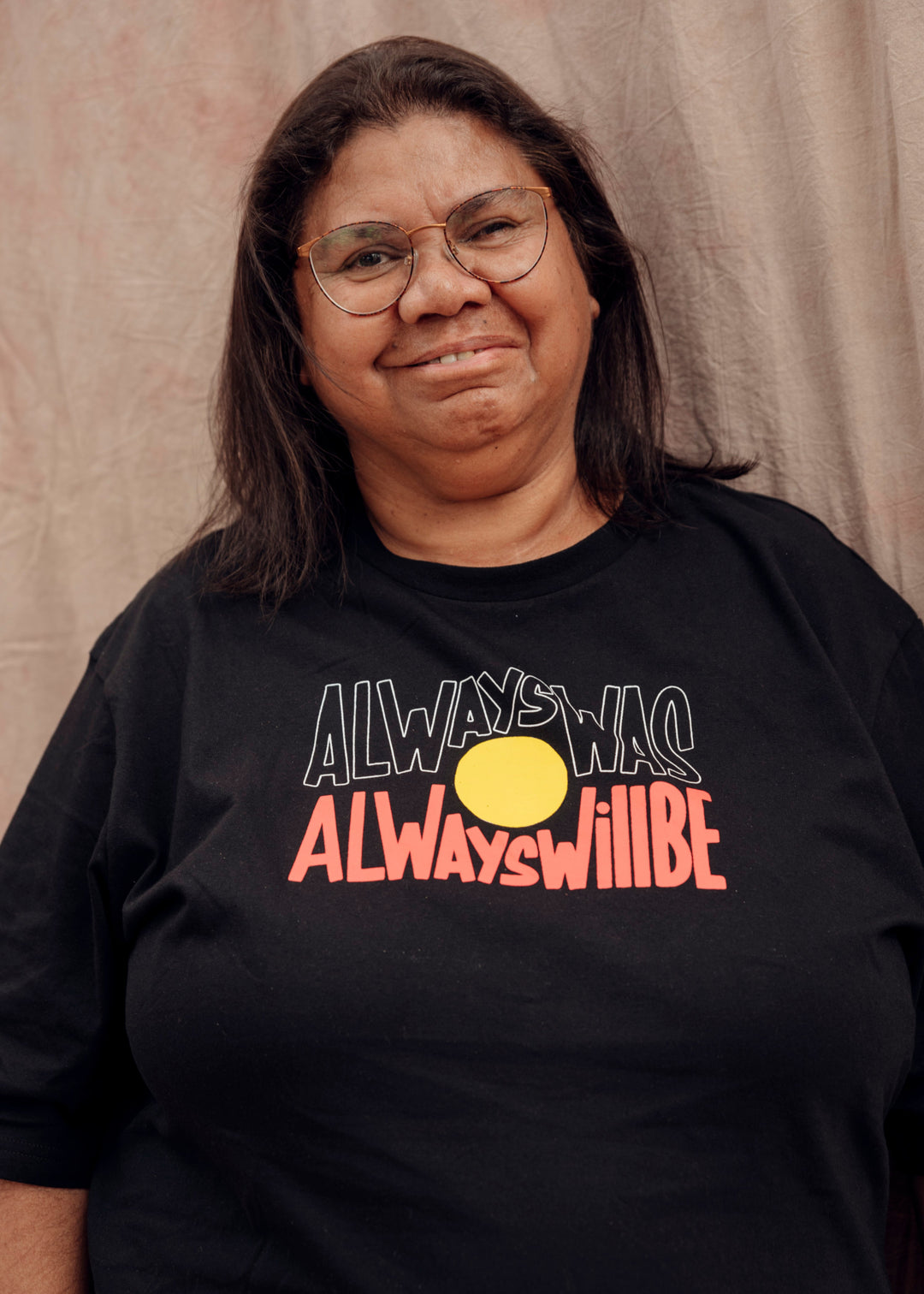 Aboriginal tee Black  Always Was Always Will Be Clothing The Gaps