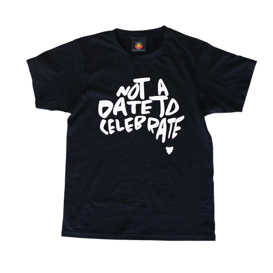 Not A Date To Celebrate Tee - Black