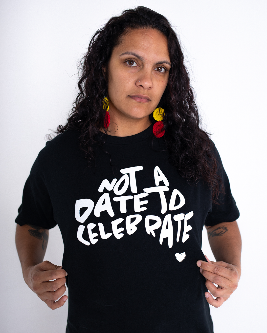 Not A Date To Celebrate Tee - Black