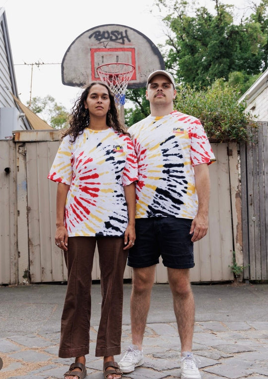 Tie Dye White &